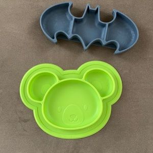 Lot of two baby trays